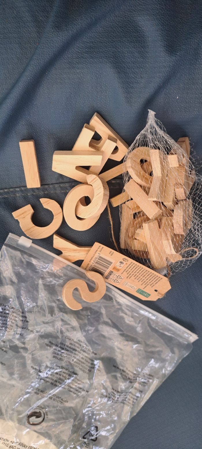Lettre bois