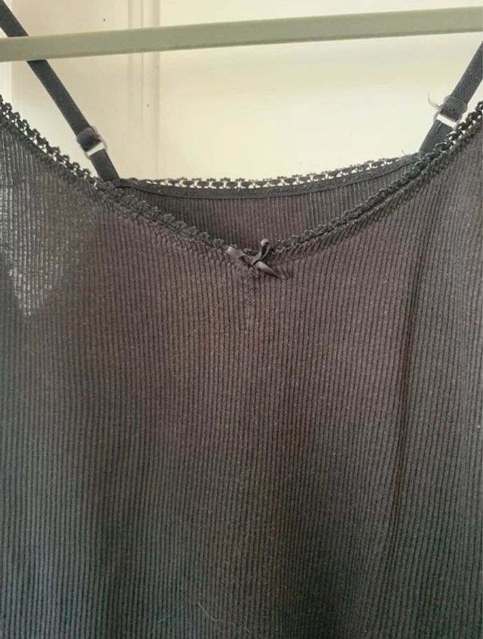 Débardeur à bretelles fines noir femme - Taille S/M Sans marque - photo numéro 4