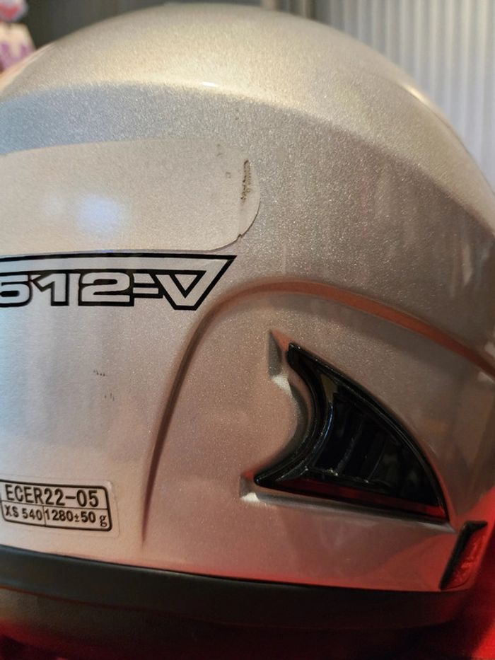 Casque de moto mixte taille XS - nitro- en tres bon état - photo numéro 9