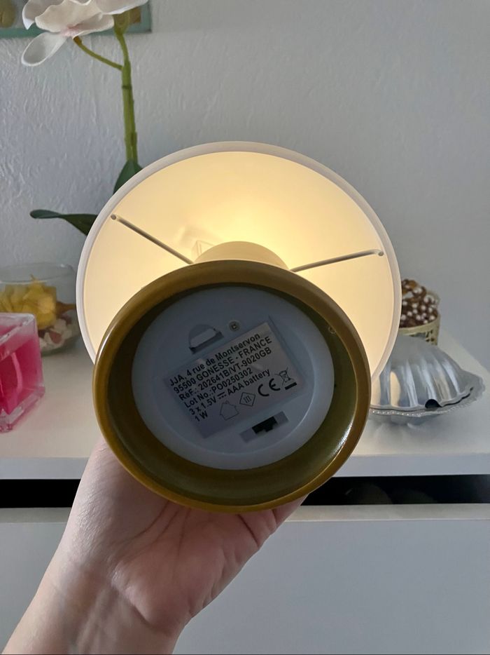 Petite lampe ou veilleuse moutarde NEUVE 🍄‍🟫 - photo numéro 7