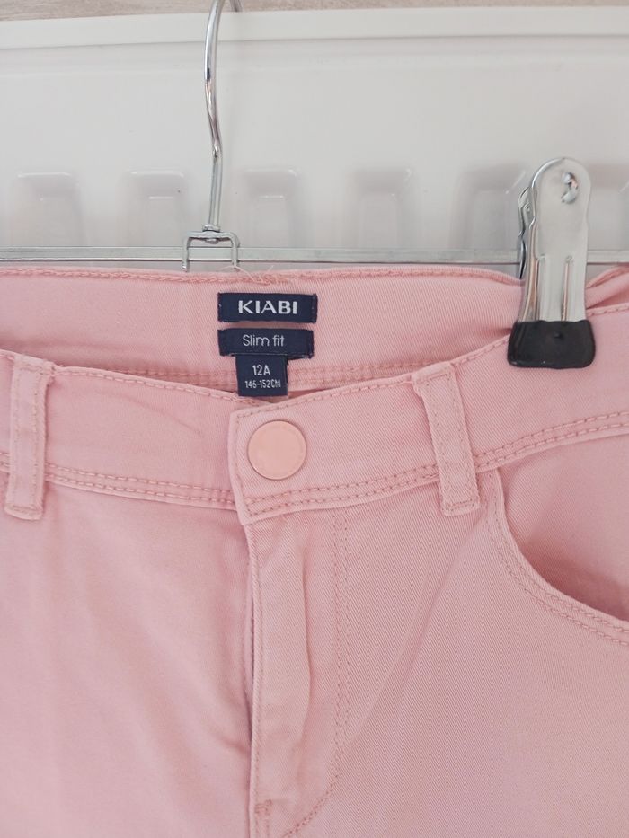 Jean slim rose Kiabi fille 12 ans - photo numéro 4