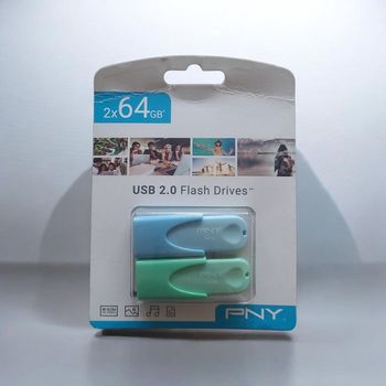 Pack double CLE USB PNY 2*64GB USB 2.0