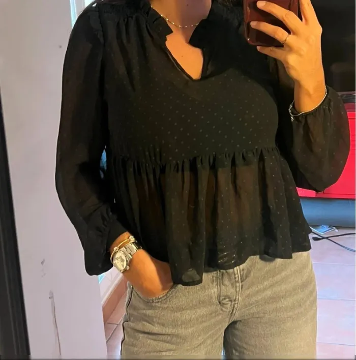 Blouse vintage - bon état - taille XS