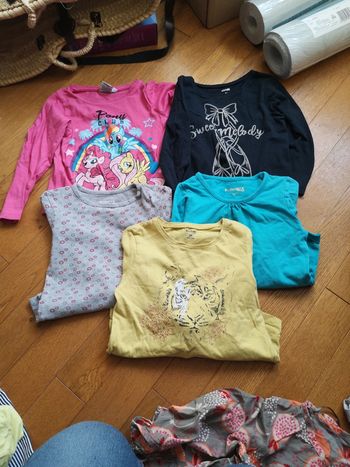 lot 5 t-shirt ML 3 ans