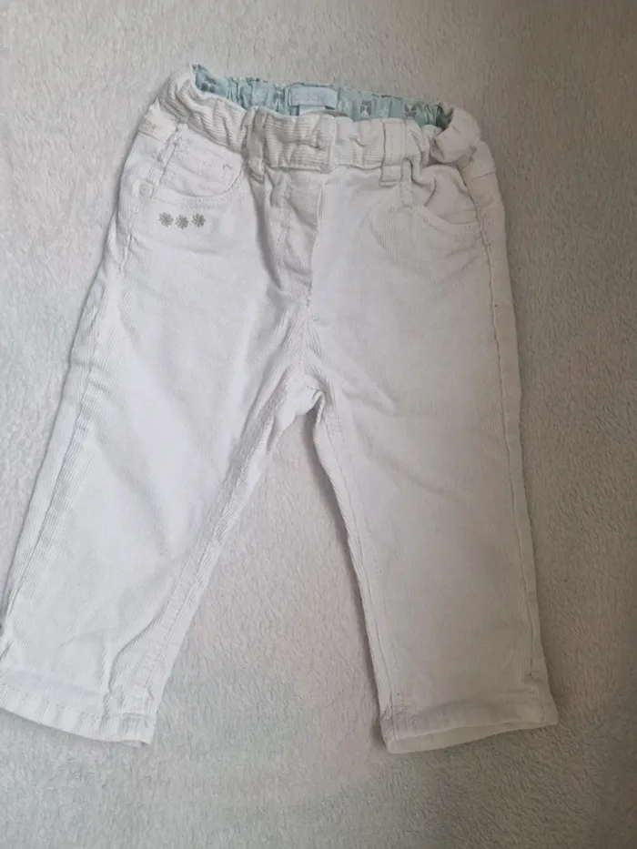 Jeans velours côtelé
