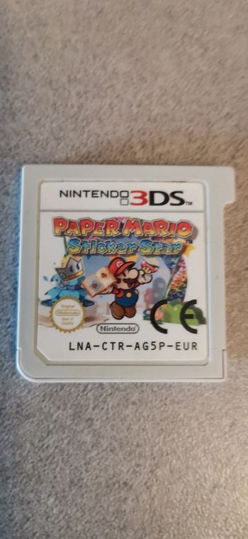 'jeux nintendo 3ds papers Mario stickers star en loose