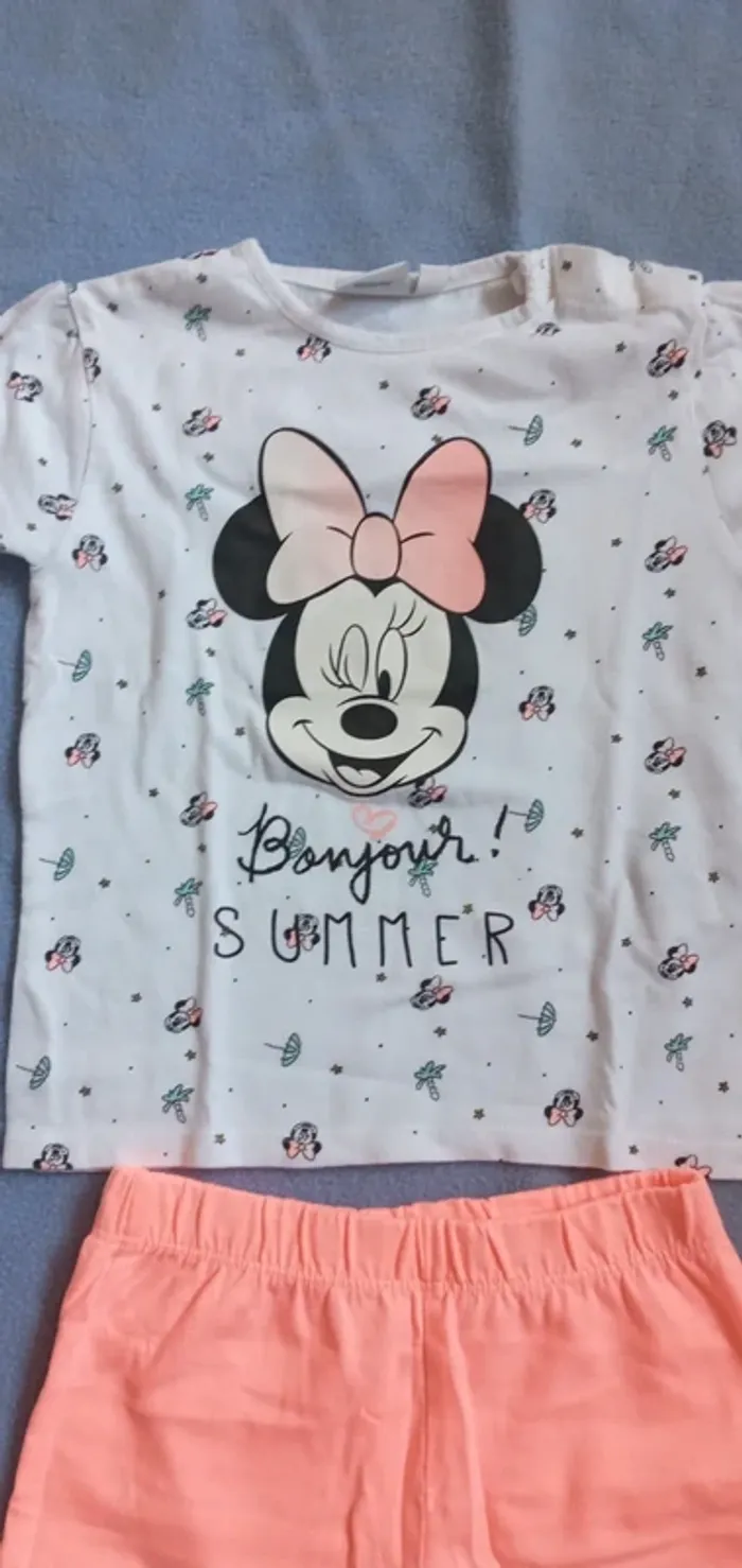 Pyjamas Disney Minnie taille 24 mois - photo numéro 2