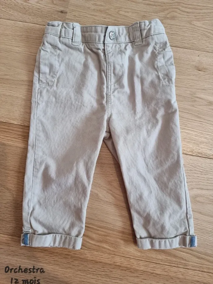 Pantalon beige 12 mois