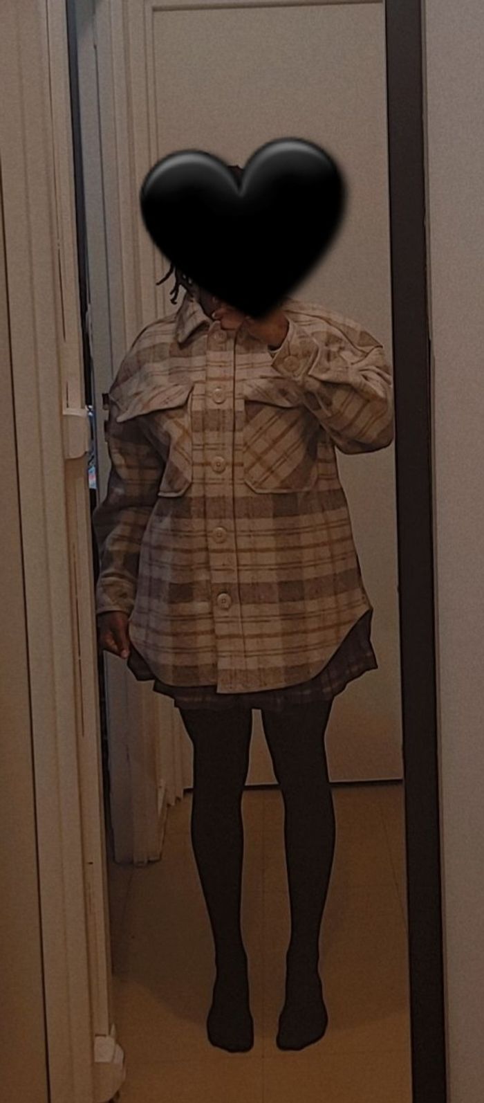 Veste chemise à carreaux - photo numéro 2