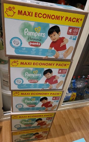 Couches pampers harmonie pants T4