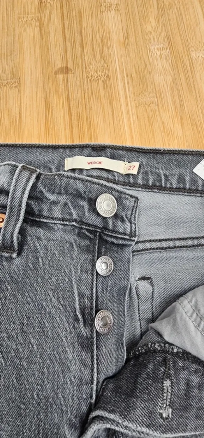 Levi's 721 high skinny noir délavé - photo numéro 8