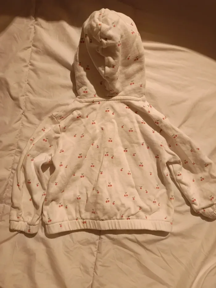 Gilet sweat à capuche 24 mois - photo numéro 2