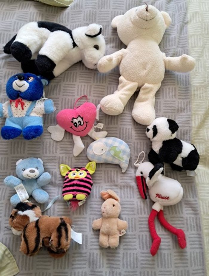 Lot de 11 peluches