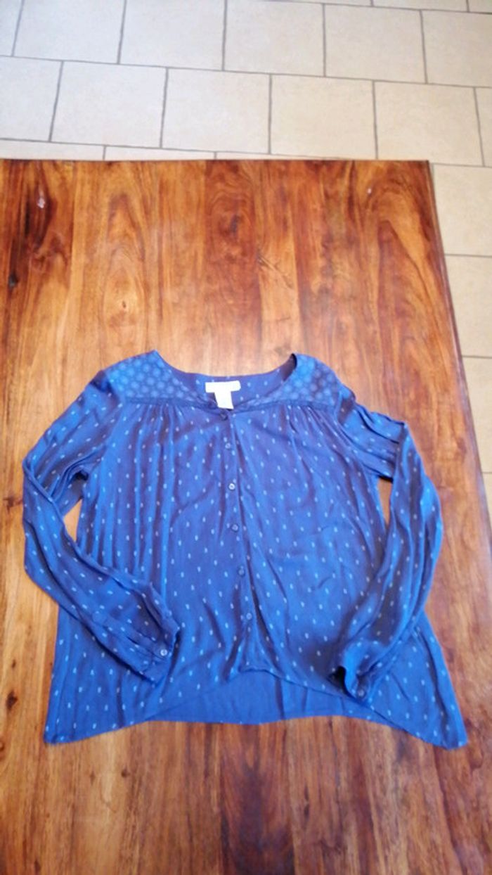 Chemisier bleu marine