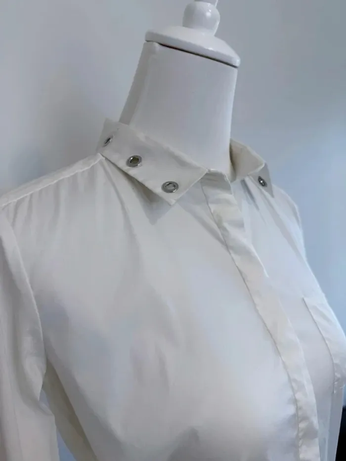 Chemise IKKS femme blanche taille S très bon état - photo numéro 2