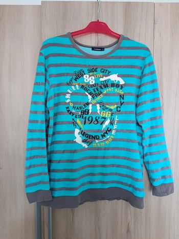 Haut pyjama garçon 16 ans
