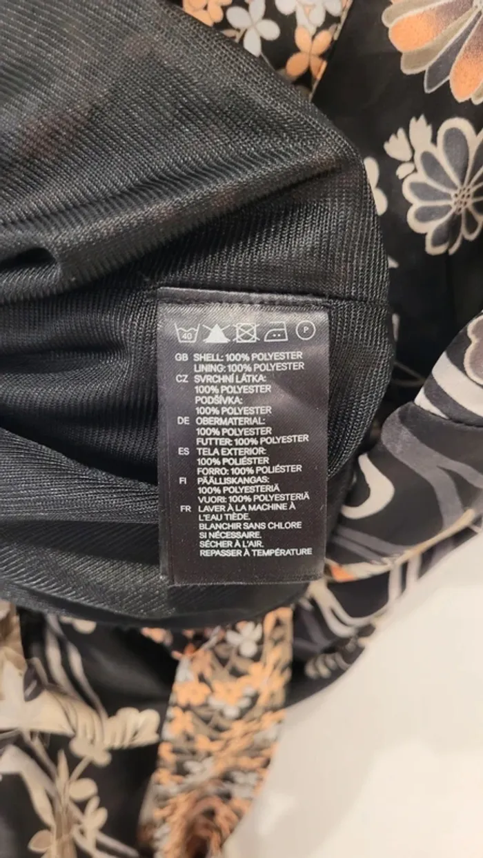 Robe cache cœur imprimé fleurs avec ceinture - photo numéro 6