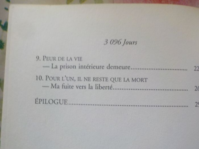3096 JOURS par Natasha KAMPUSCH Ed. de Noyelles - photo numéro 9