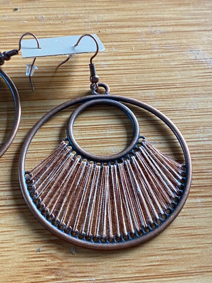 Magnifiques boucles d’oreilles bohèmes - photo numéro 3