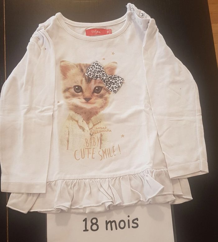 T-shirt ml Tissaia 18 mois