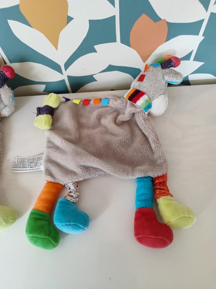 Doudou plat girafe simba toys nicotoy - photo numéro 5