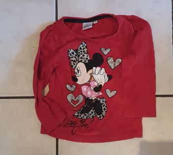 Tee shirt disney minnie 4 ans
