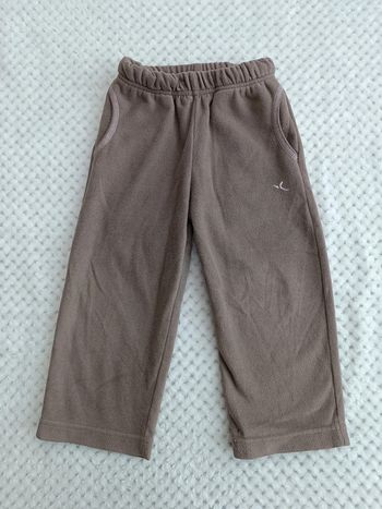 Pantalon Polaire Marron – Domyos 3 Ans