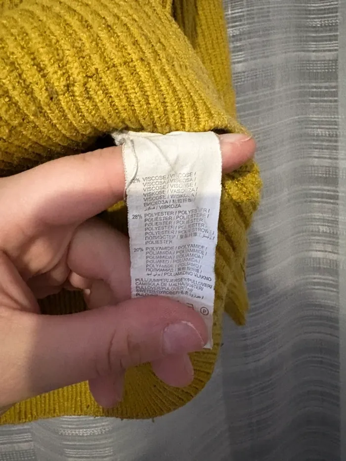 Pull jaune moutarde - photo numéro 5