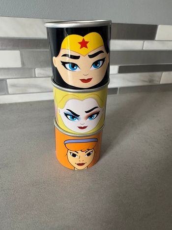 3 boite alu scooby Doo wonder women héros happy meal McDonald’s 2023