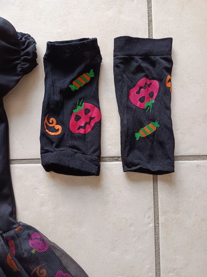 Déguisement Halloween Robe + chapeau T 3-4 ans - photo numéro 6