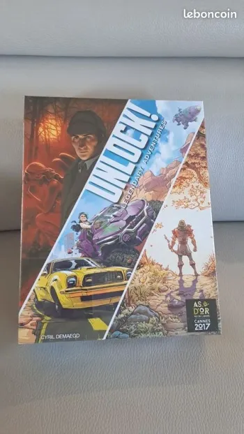 Jeu neuf sous blister Unlock legendary adventures 10 ans+