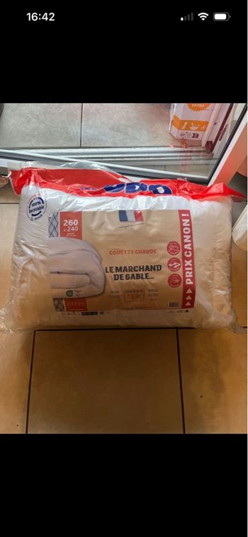 Couette dodo 260/240 chaude neuf 