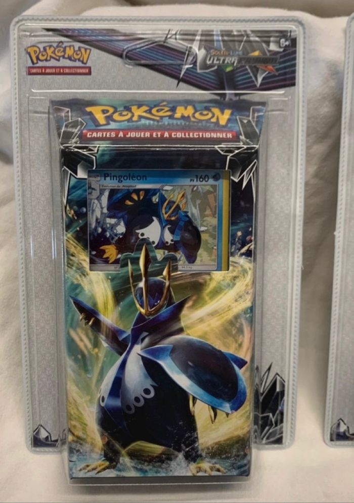2 Deck Pokémon S&L Ultra Prisme Carchakrok + Pingoleon neufs scellés - photo numéro 2