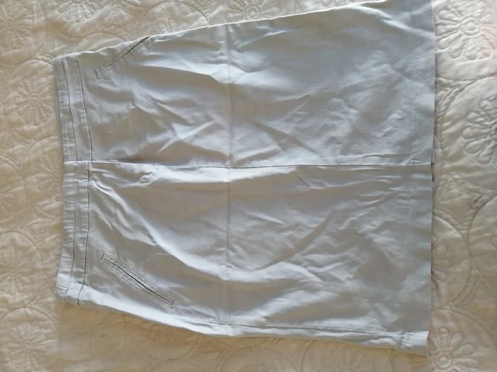 Jupe tailleur toile beige 38 - photo numéro 3