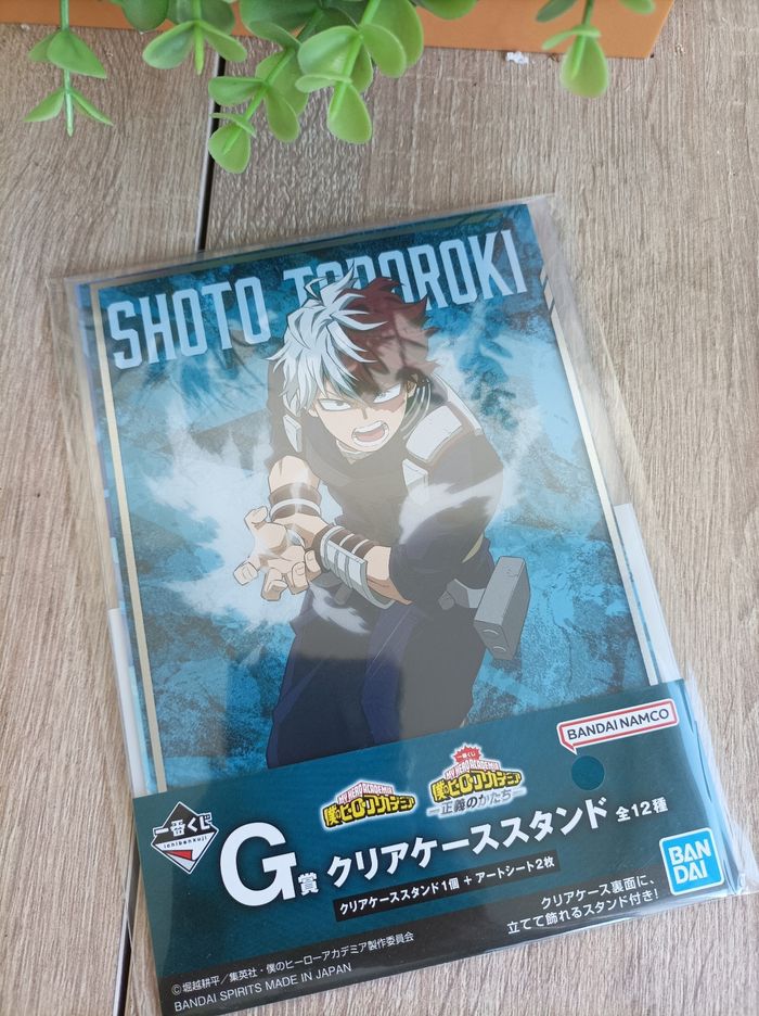 Image carte Shoto Todoroki My Hero Academia Mha Bandai Ichiban Kuji - photo numéro 2