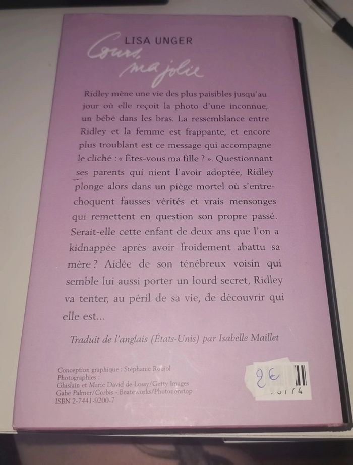 Livre Cours ma jolie - photo numéro 2