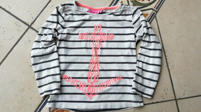 Tee shirt marinière taille 5 ans