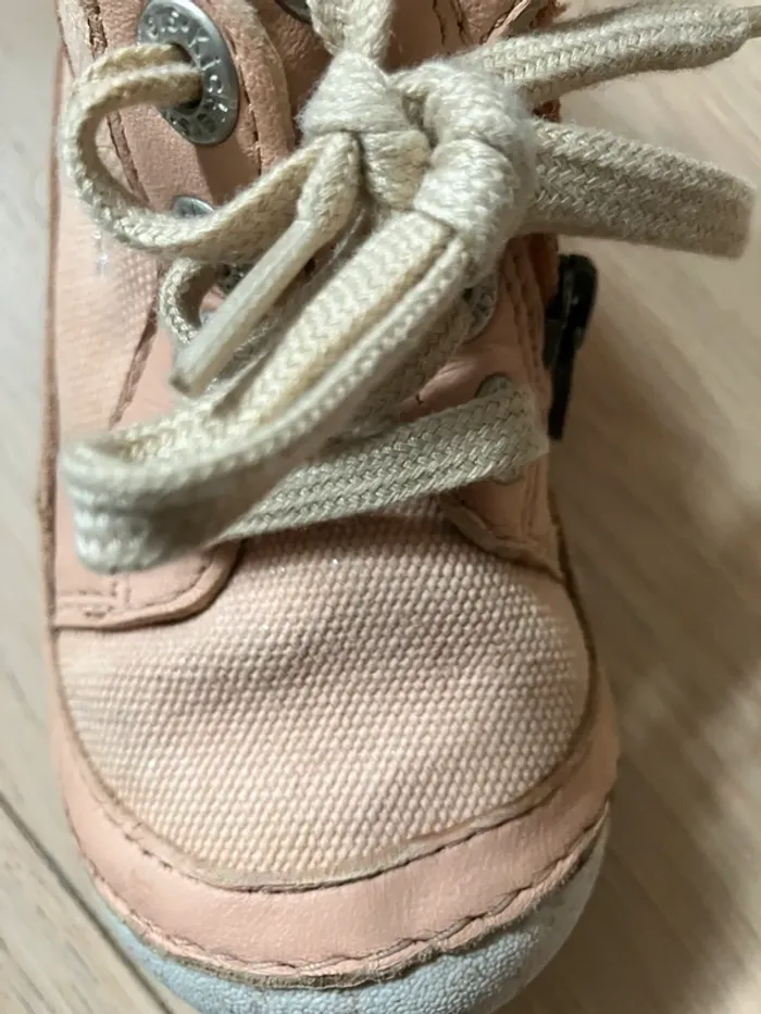Bottillons Kickers Sonistreet Rose Clair taille 23 - photo numéro 7