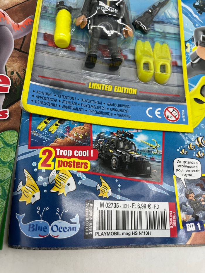 Lot de 4 livres D’activités Magazines Playmobil Adventure Avec leurs figurines Neuf - photo numéro 2