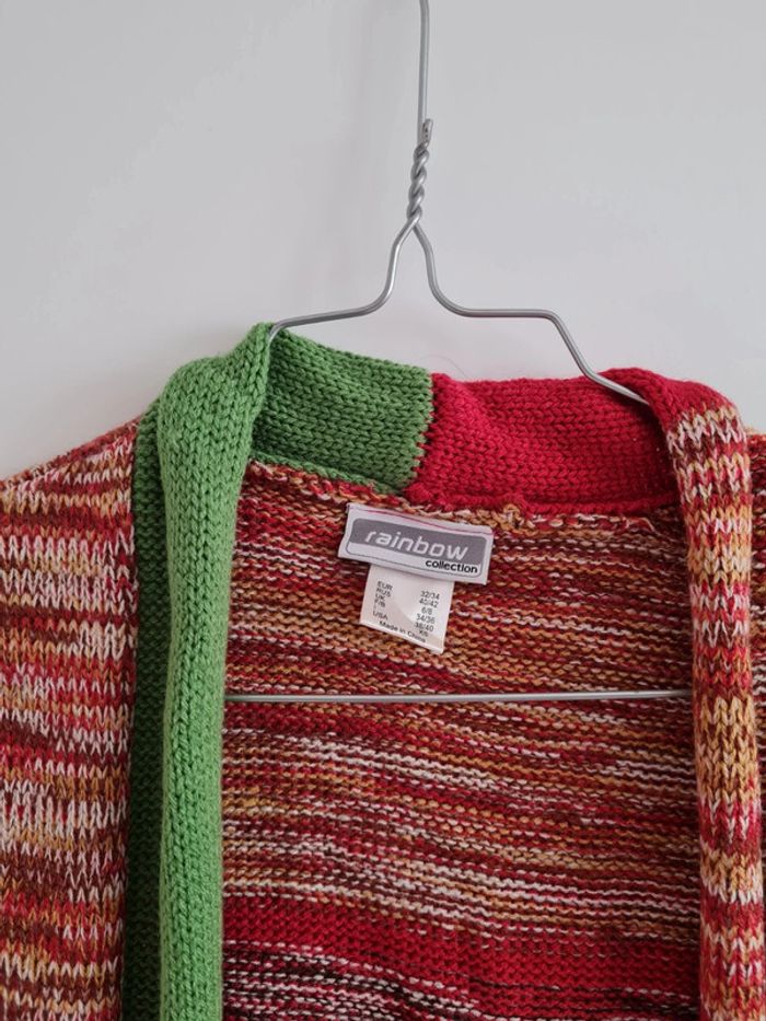 Gilet multicolore mi saison S rainbow - photo numéro 2