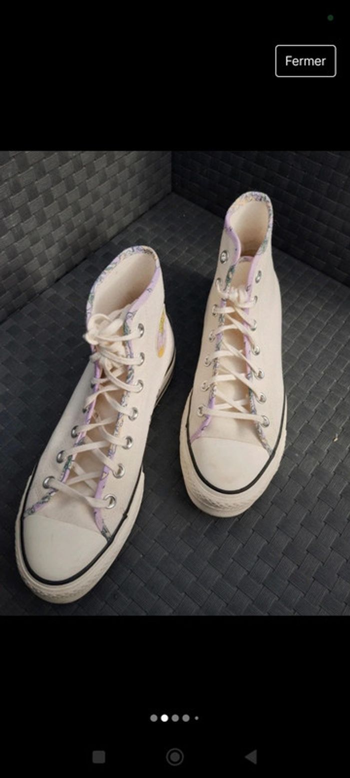 Converses blanches all star - photo numéro 11