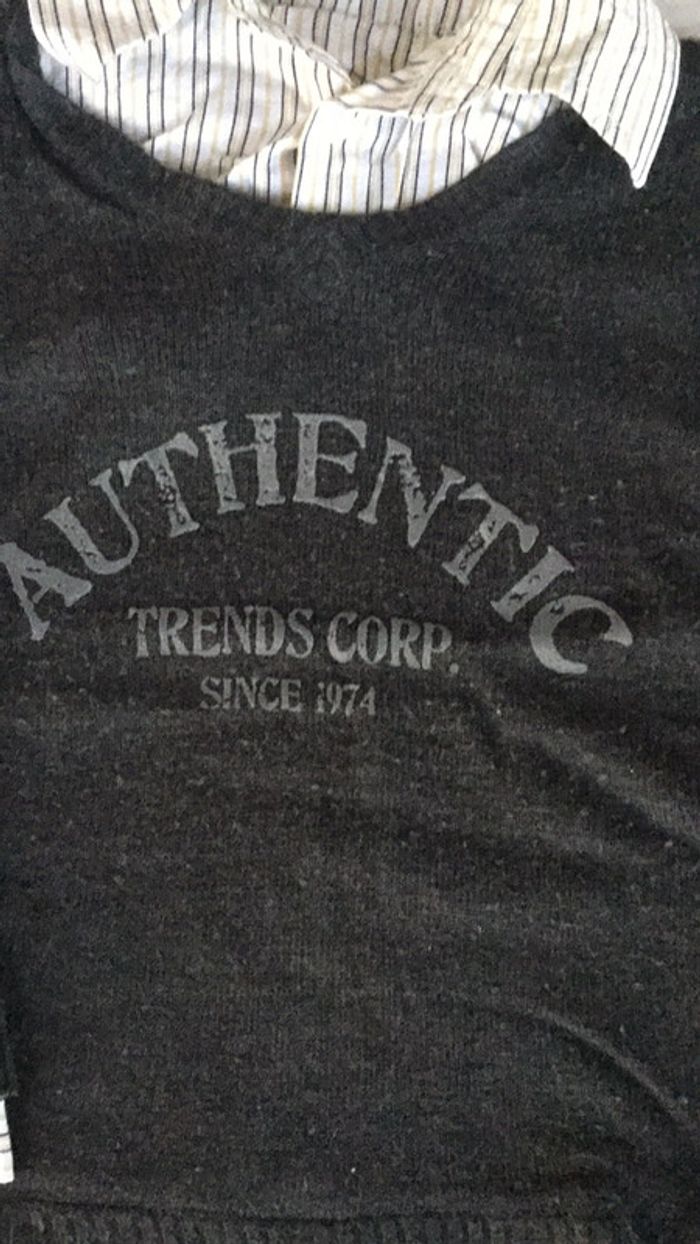 Pull col chemise 3 ans - photo numéro 3