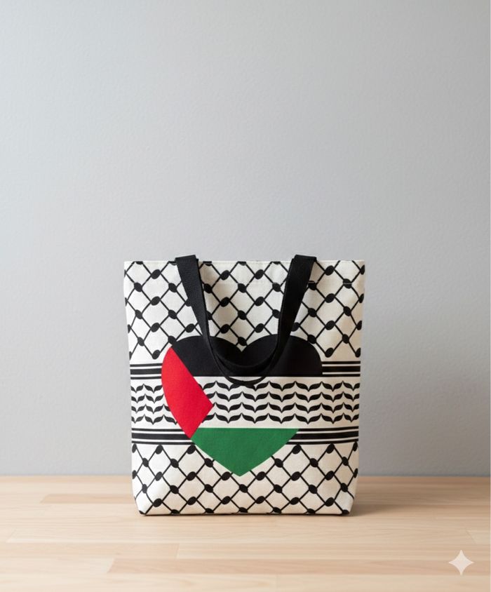Tote bag Palestine style keffiyeh - photo numéro 2