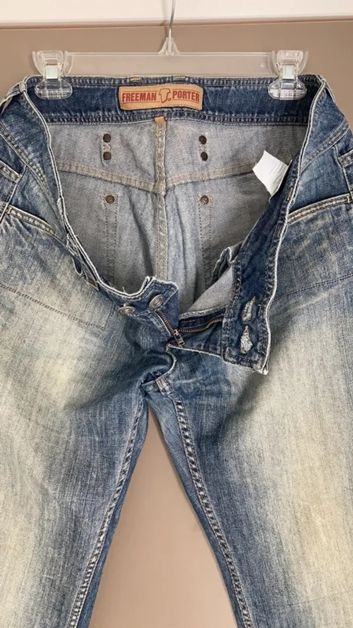 jean homme bleu clair us 33/fr 42 Freeman T.Porter - photo numéro 2