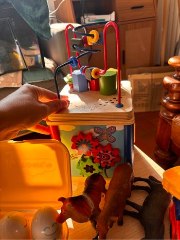Gros lot  jouets bébé 0-3 ans – jeux d’éveil et éducatifs – premier âge - bois