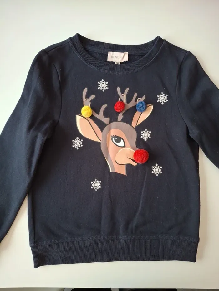 Pull reine de Noël
