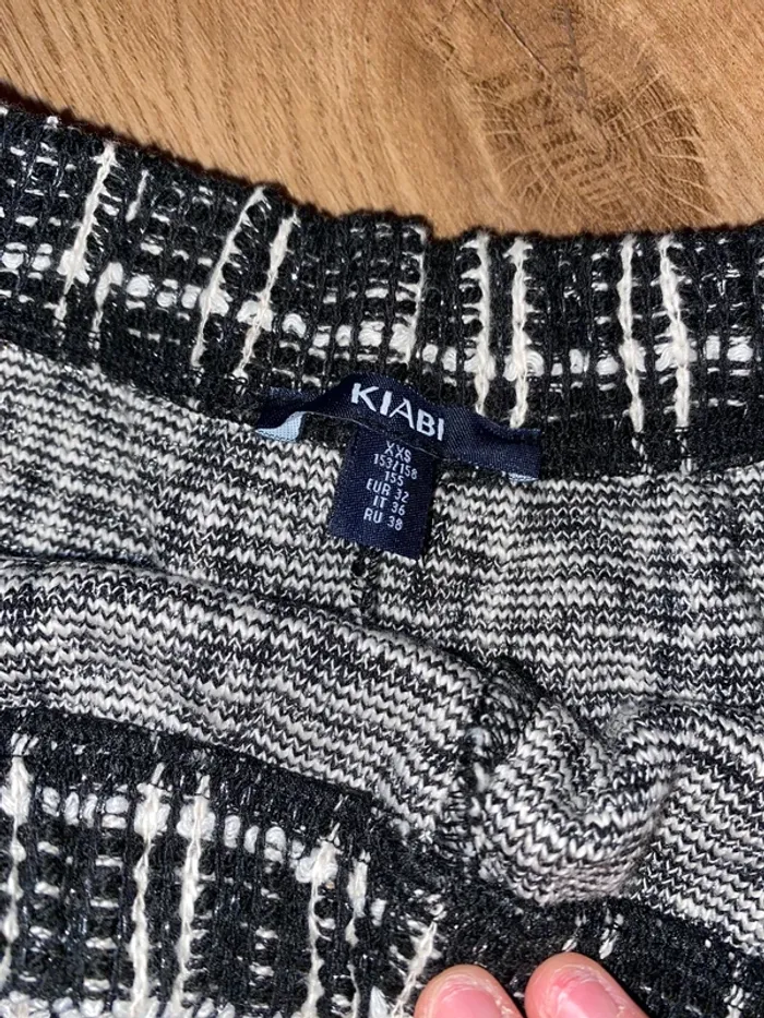 Short à carreaux noir blanc / Kiabi - photo numéro 6