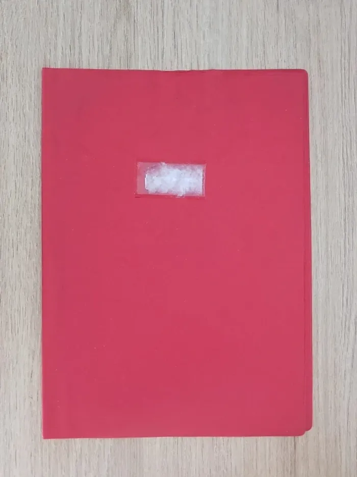 Lot 4 protège-cahier bleu violet jaune rouge - A4 - photo numéro 8
