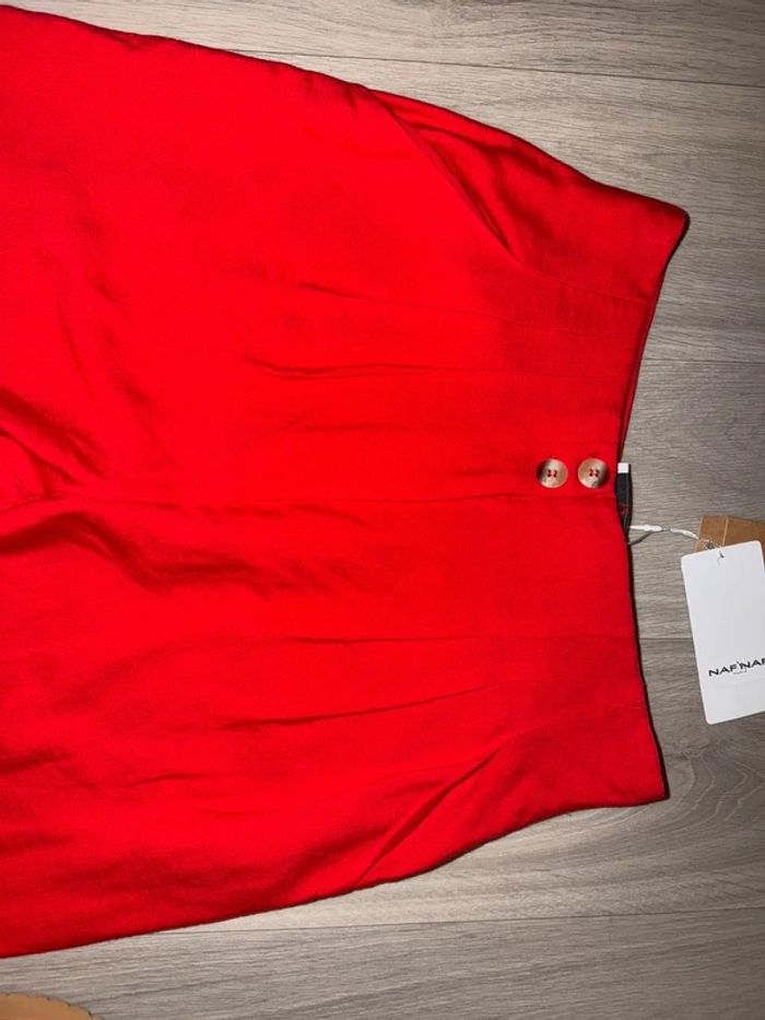 Pantalon rouge Naf Naf – taille 36 – neuf avec étiquette - photo numéro 2