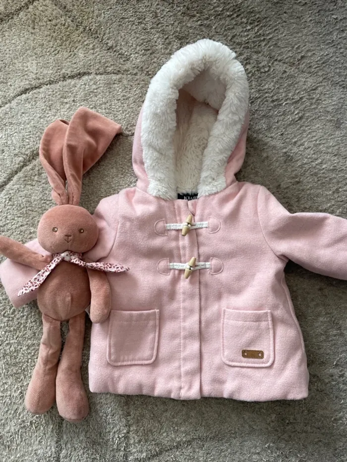 Manteau fourré 12 mois